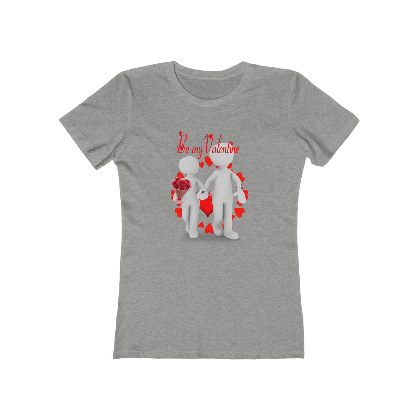 Valentine's Day The Boyfriend Tee for Women - Be My Valentine Graphic T-Shirt