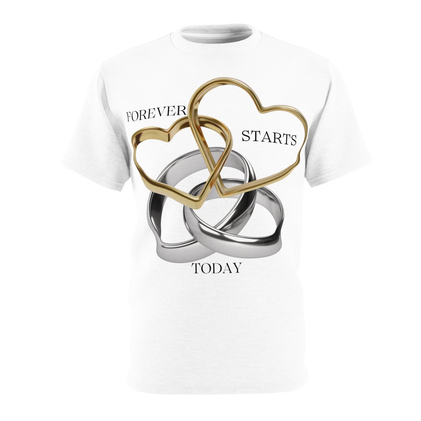 Forever Starts Today Unisex Cut & Sew Tee - Perfect Gift for Weddings and Anniversaries