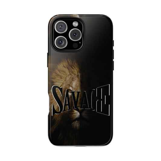 Savage Lion Phone Case - Tough & Stylish Protection