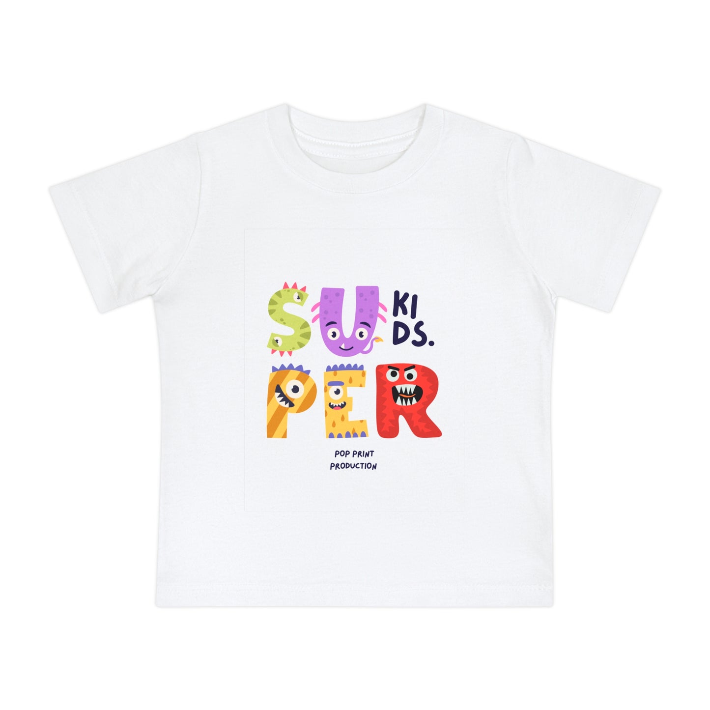 Super Kids Short Sleeve T-Shirt - Fun & Colorful Baby Tee