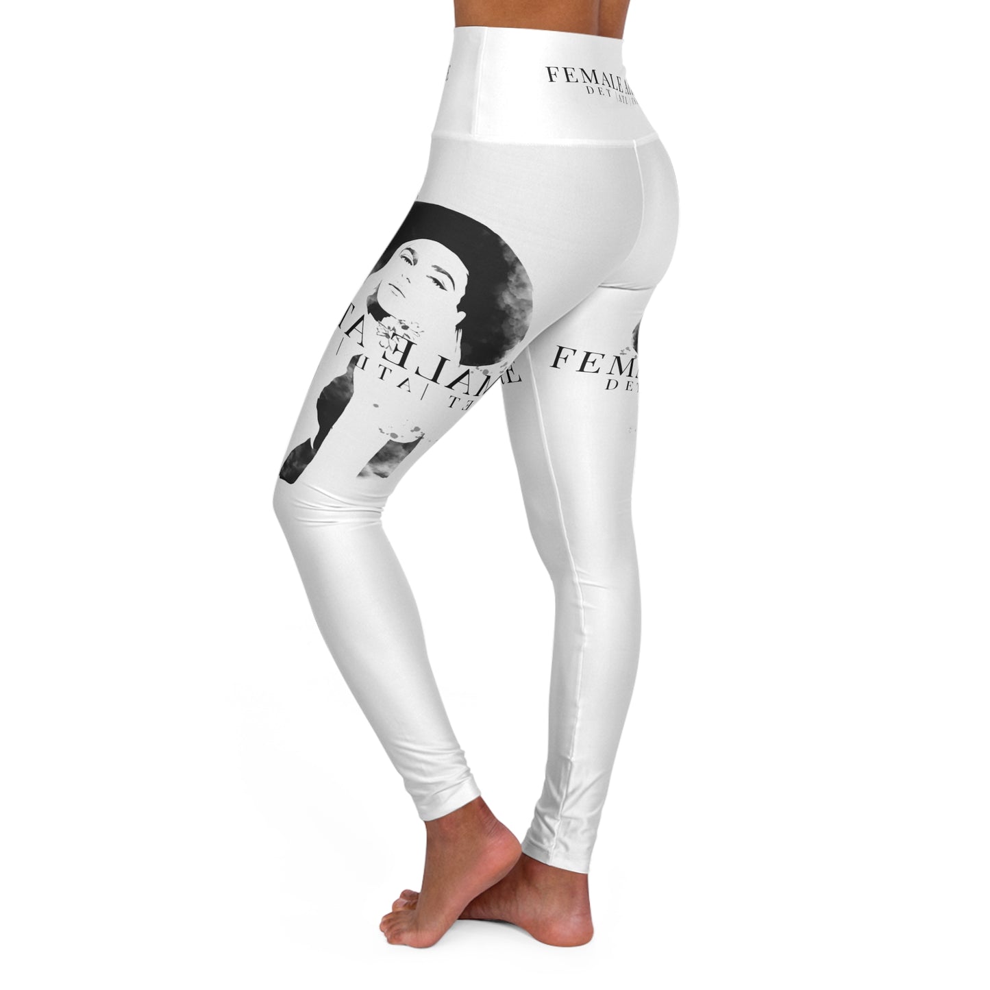 Stylish High Waisted Yoga Leggings - Female Attire Design for Comfort & Fashion