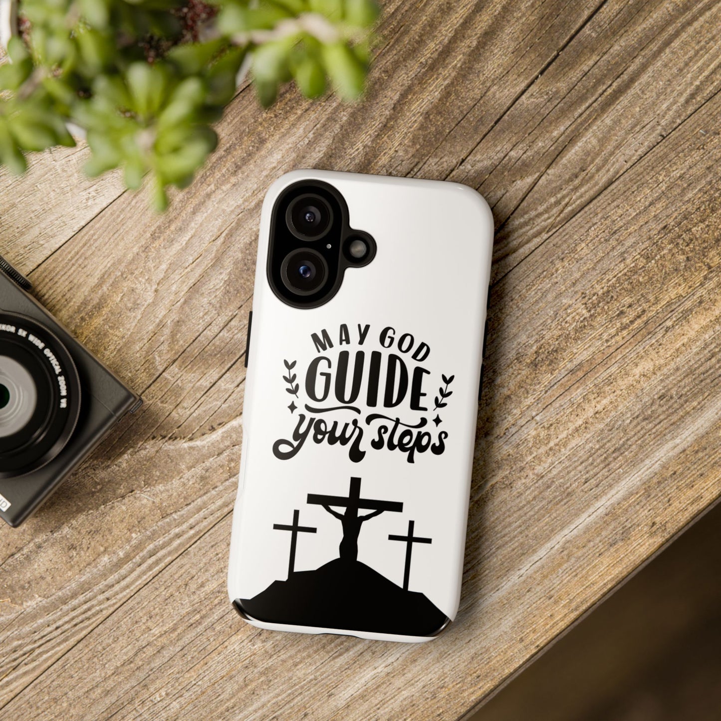 Inspirational Phone Case - "May God Guide Your Steps"