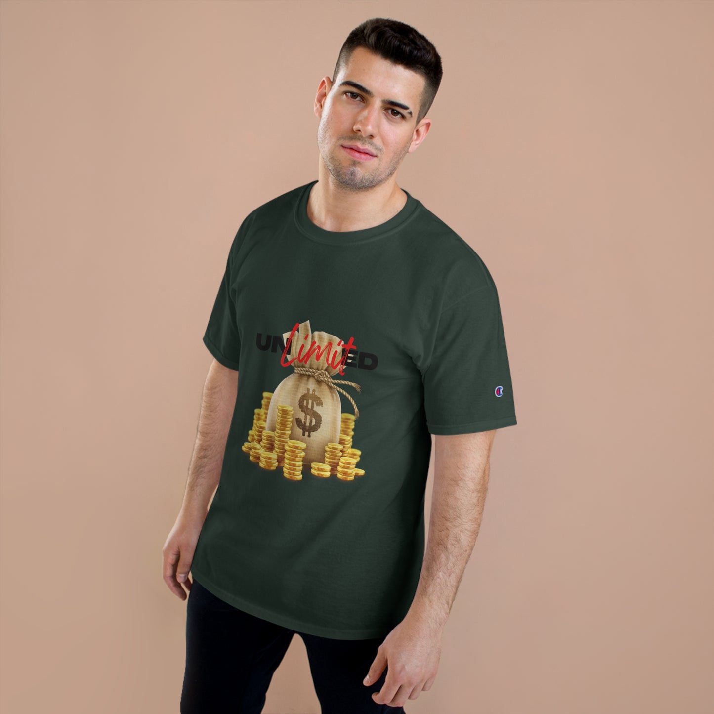 Unlimited Wealth Champion T-Shirt - Casual Gift for Money Lovers