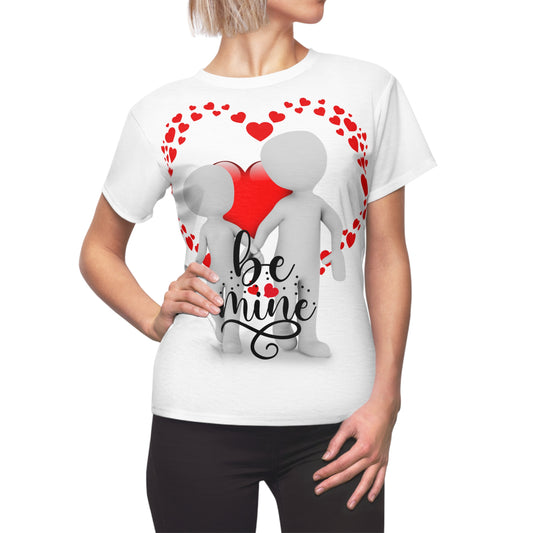 Be Mine Women's Cut & Sew Tee (AOP)