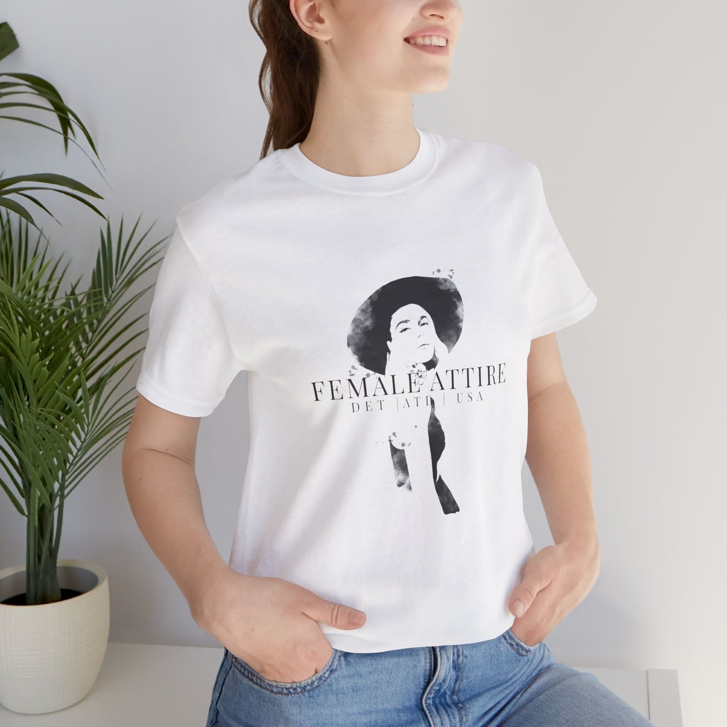 Empowering Female Art Graphic Unisex Jersey T-Shirt