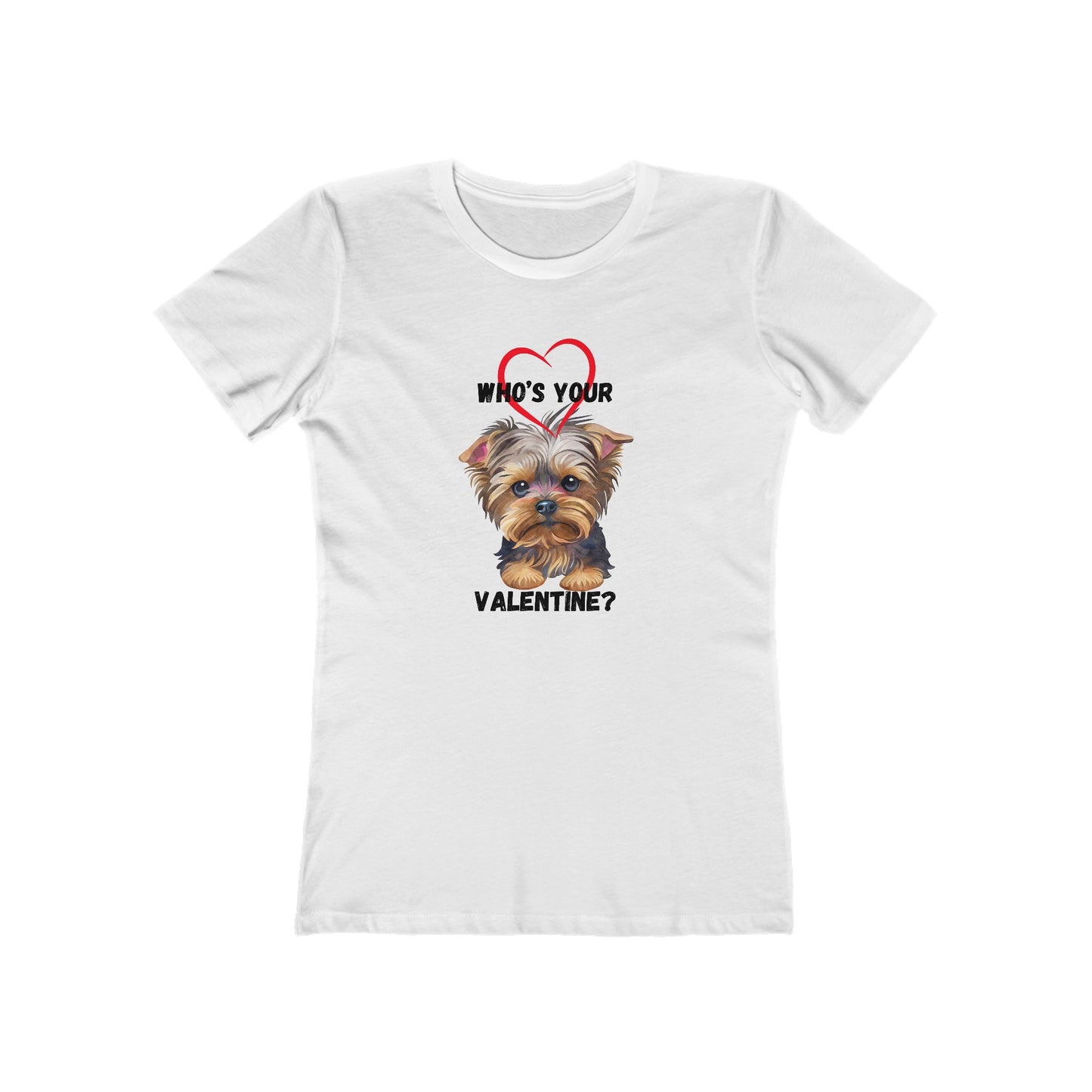 Valentine's Day Boyfriend Tee for Women - Who's Your Valentine?