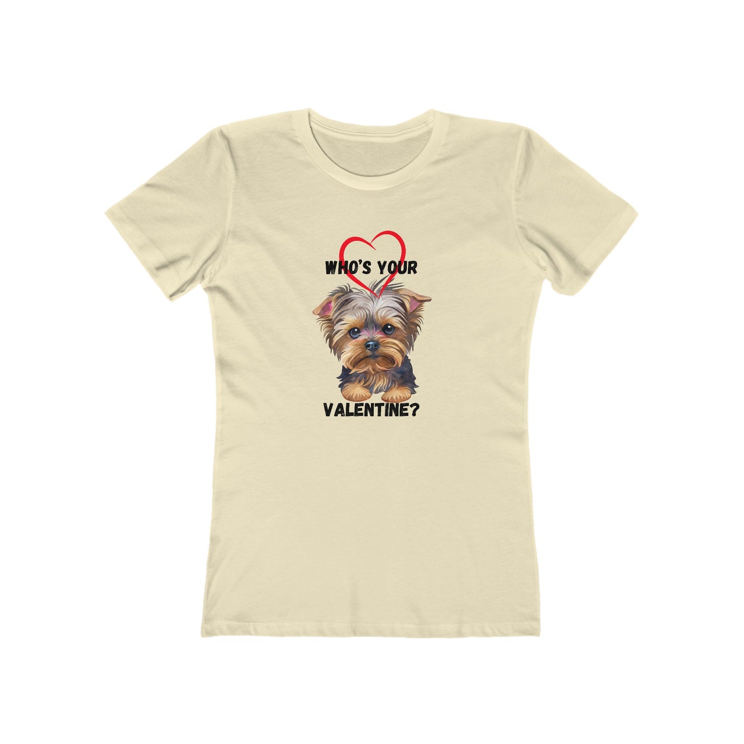 Valentine's Day Boyfriend Tee for Women - Who's Your Valentine?