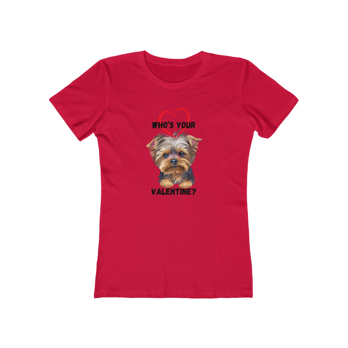 Valentine's Day Boyfriend Tee for Women - Who's Your Valentine?