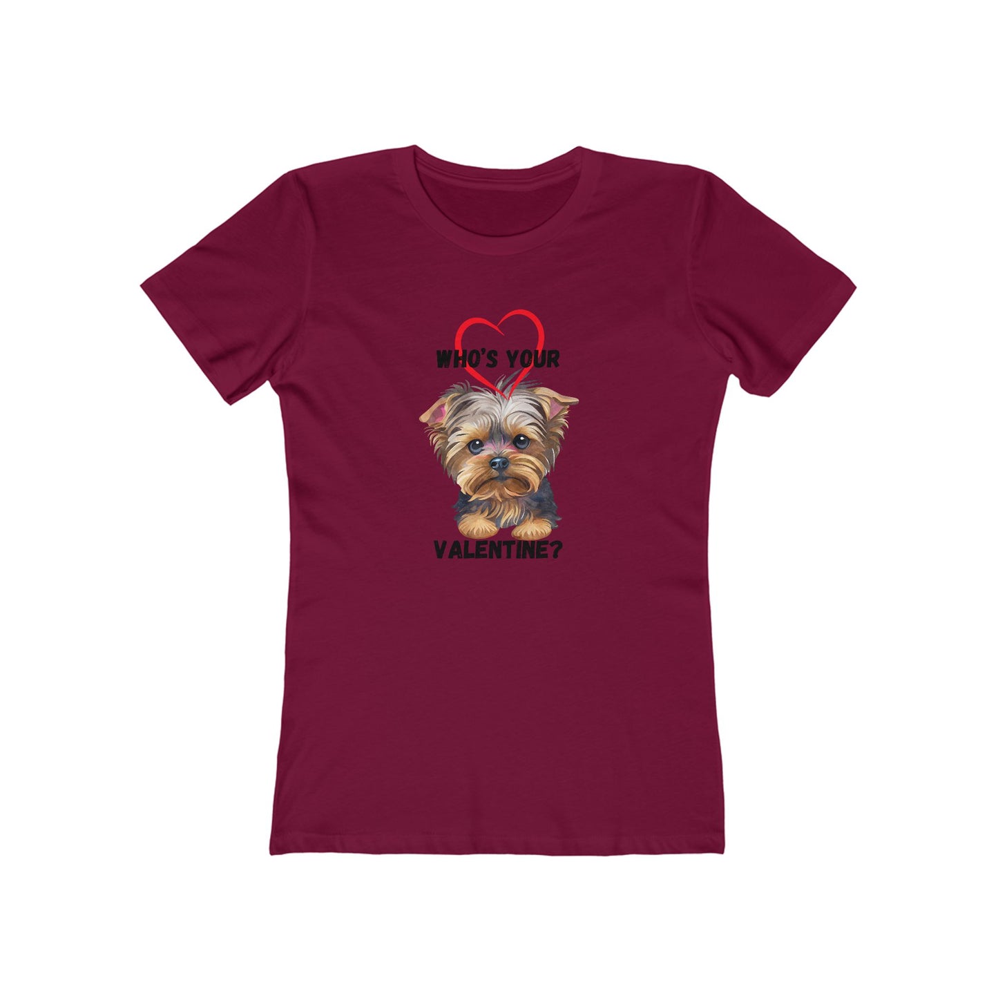 Valentine's Day Boyfriend Tee for Women - Who's Your Valentine?