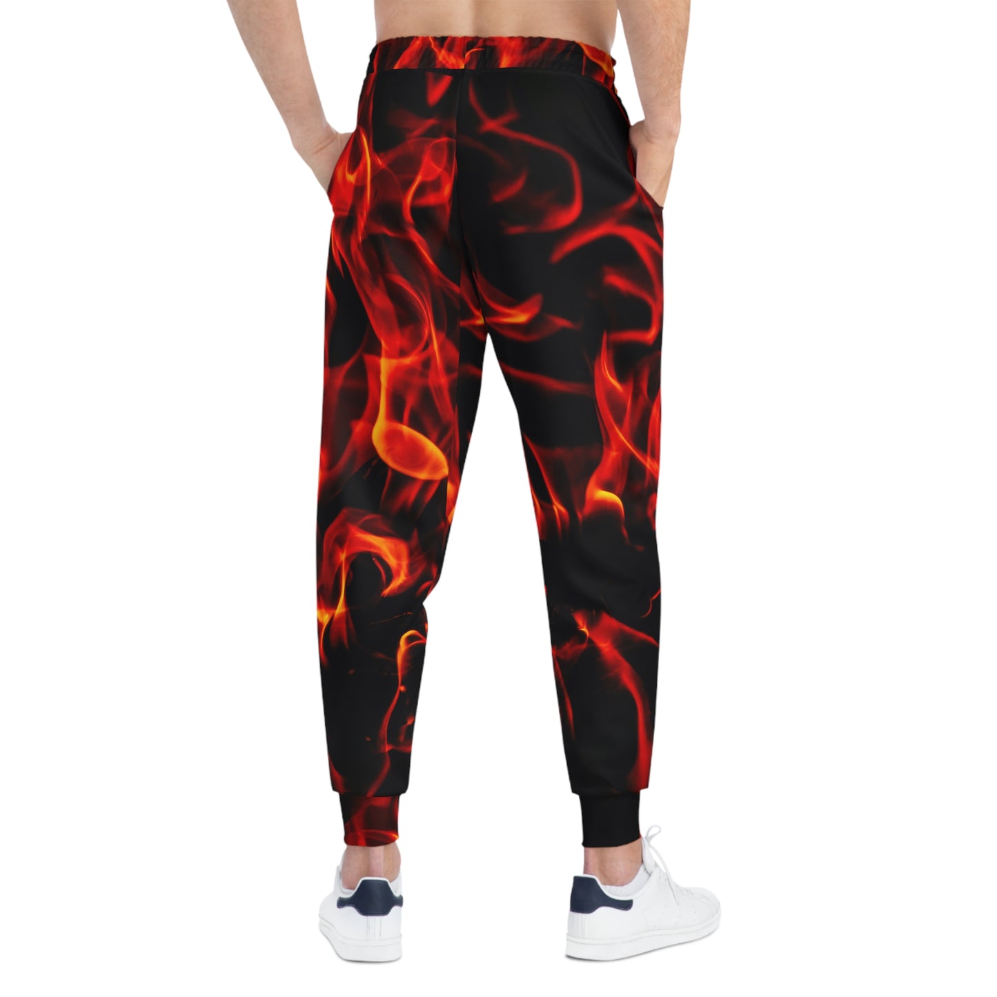 Fiery Flames Athletic Joggers for Active Lifestyle