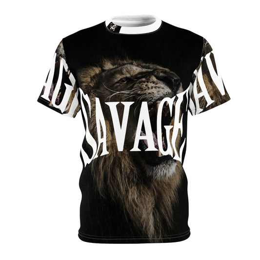 Savage Lion Graphic Unisex Tee - Bold Statement T-Shirt for Animal Lovers