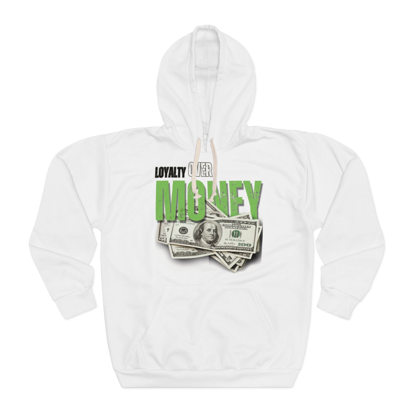 Loyalty Over Money Unisex Pullover Hoodie - Stylish Streetwear for Trendsetters