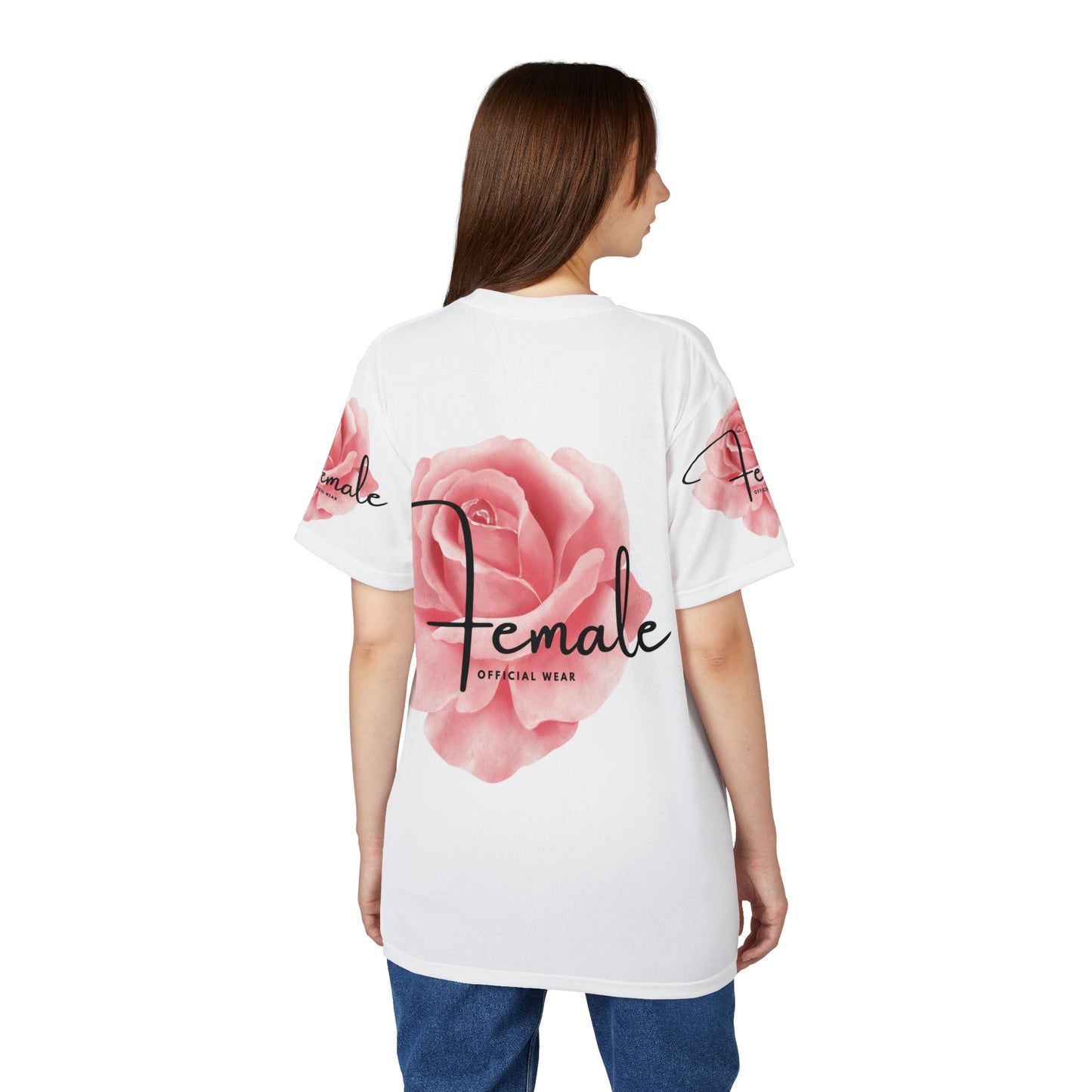 Floral Female Unisex Cut & Sew Tee - Casual Stylish Shirt for Women