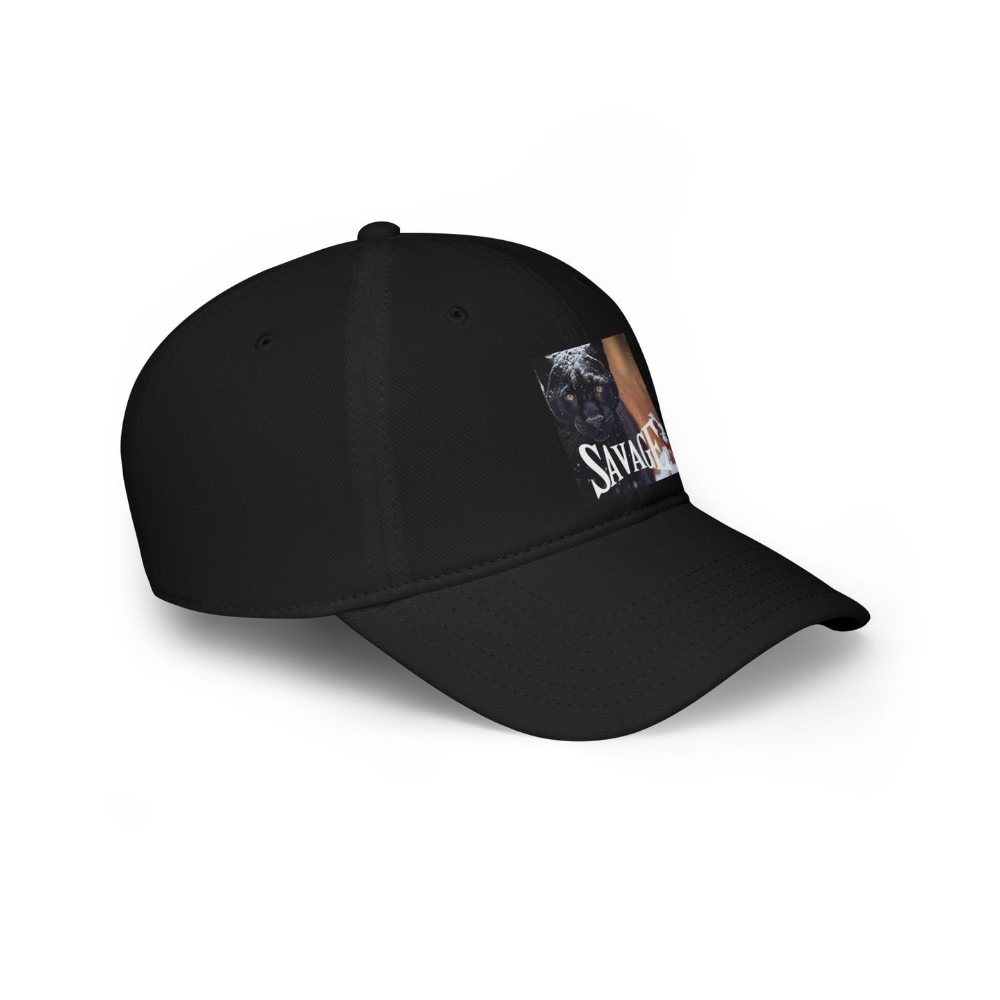 Savage Low Profile Baseball Cap - Trendy Black Hat for Dog Lovers