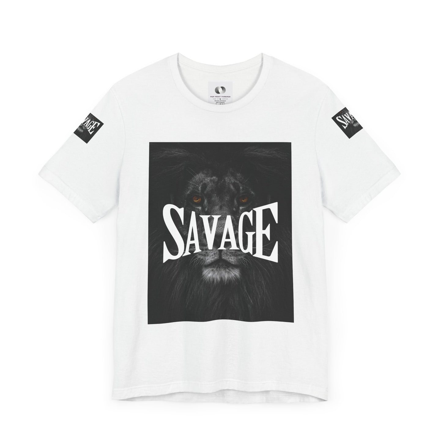 Savage Lion Graphic Tee - Unisex Short Sleeve Shirt