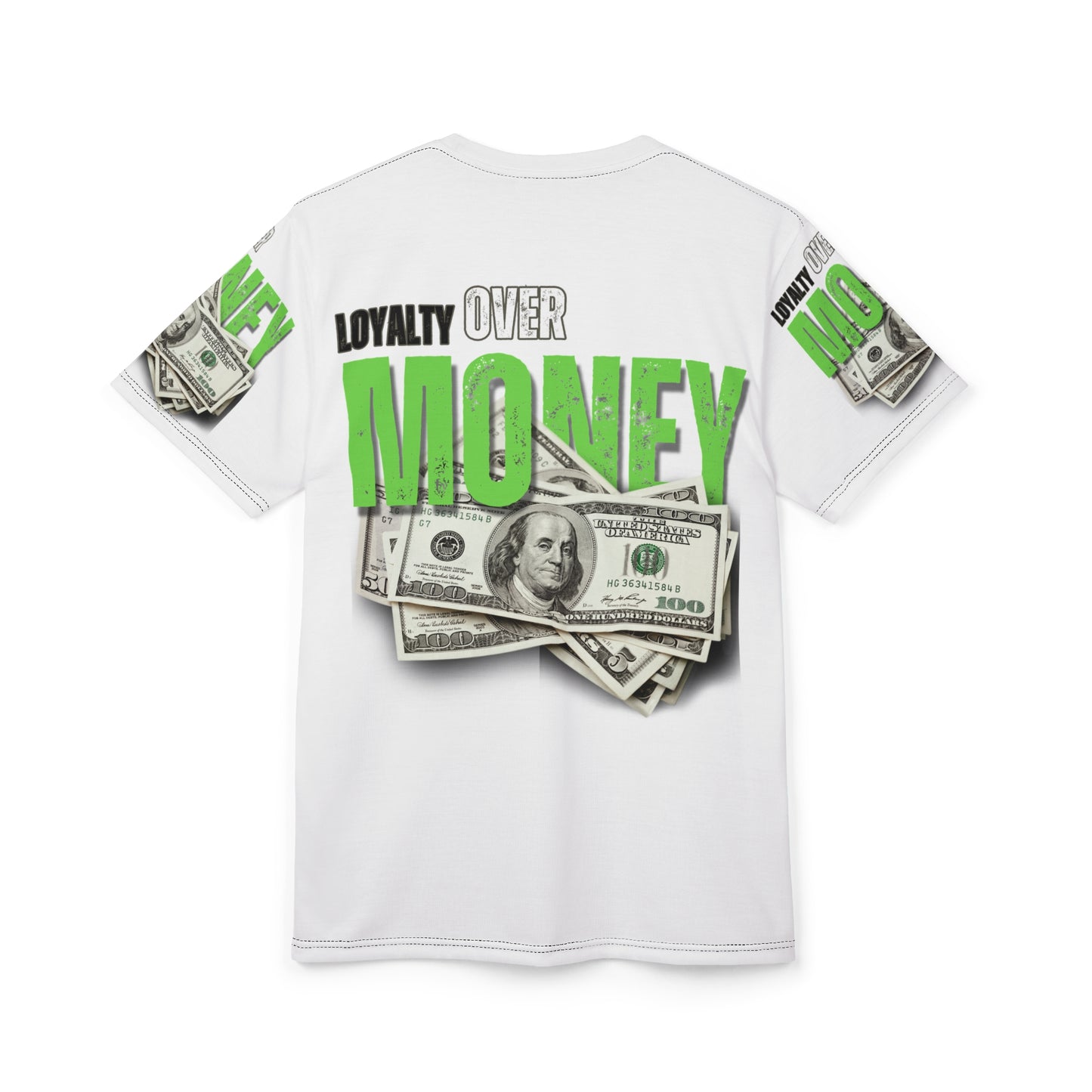 Loyalty Over Money Unisex Cut & Sew Tee - Stand Out Streetwear T-Shirt