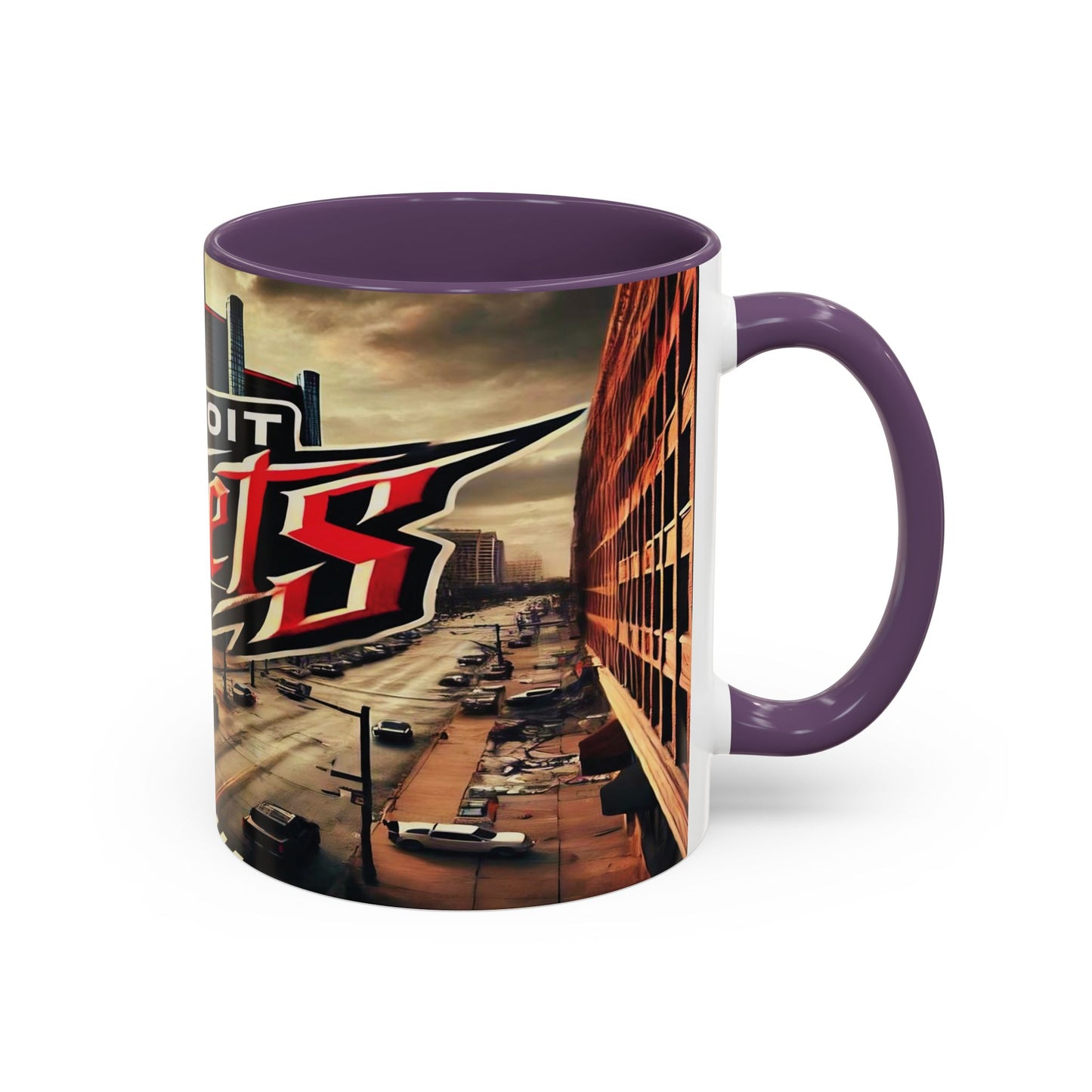 Detroit Streets Accent Coffee Mug - 11oz & 15oz, Urban Vibe