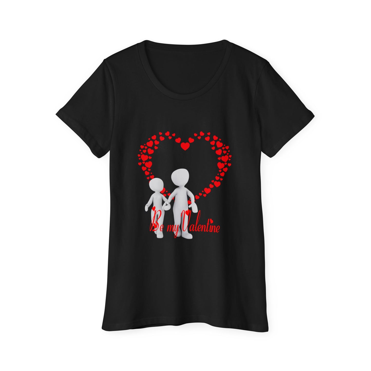 Valentine's Day Organic T-Shirt - 'Be My Valentine'