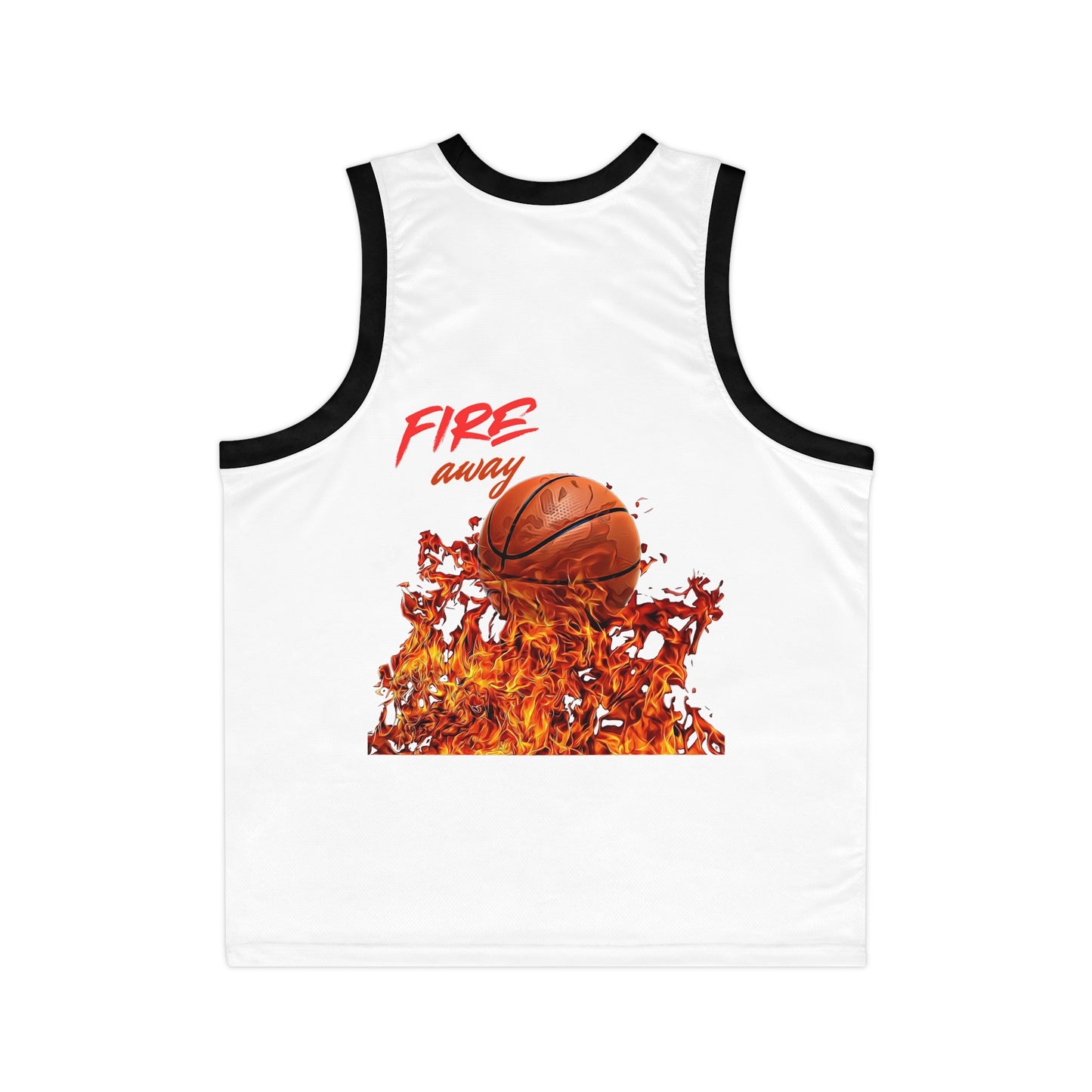 Fire Away Unisex Basketball Jersey - Perfect for Sports and Casual Wear