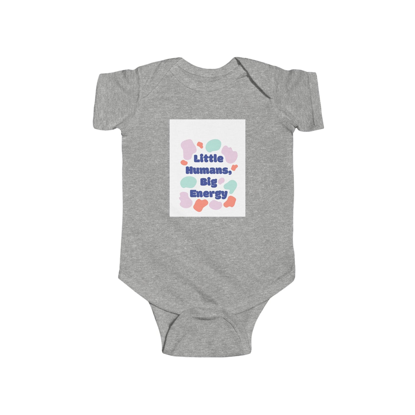 Adorable Infant Bodysuit - 'Little Humans, Big Energy'