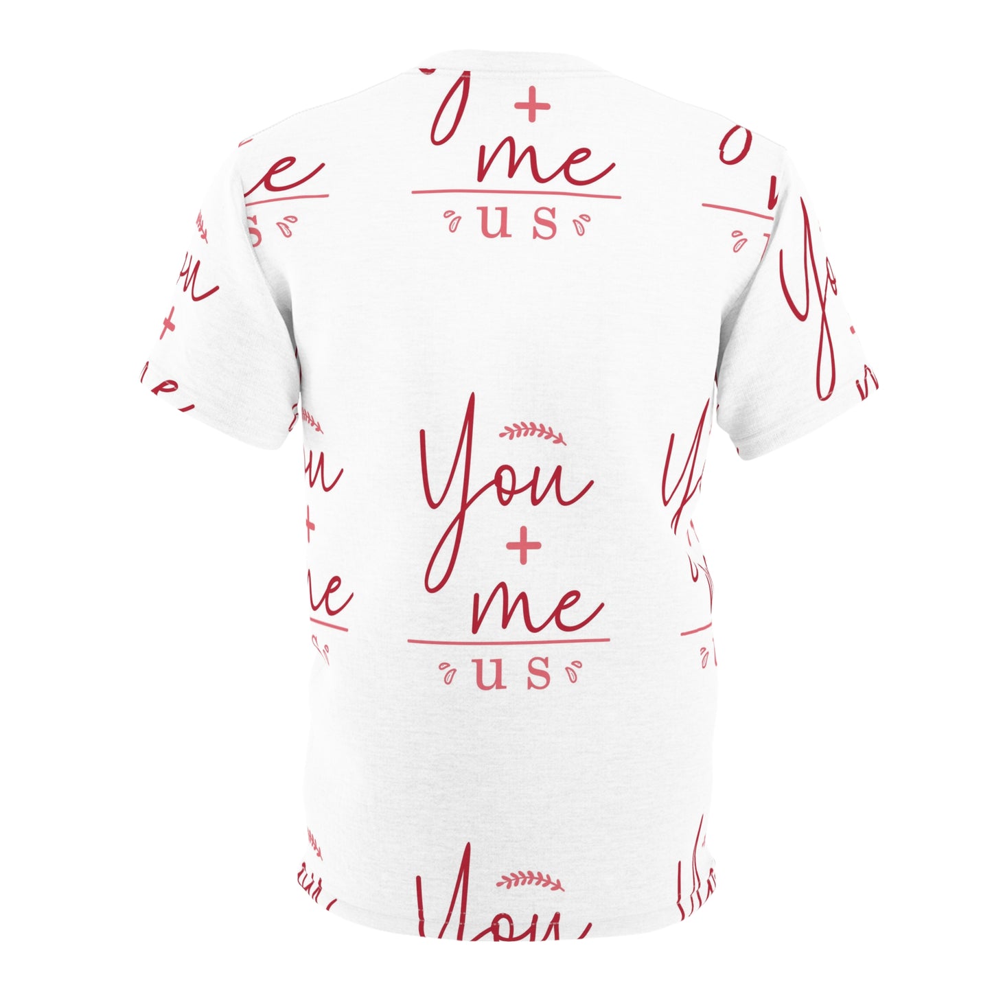 You + Me Unisex Sewn Tee - Romantic Couples Shirt for Everyday Love