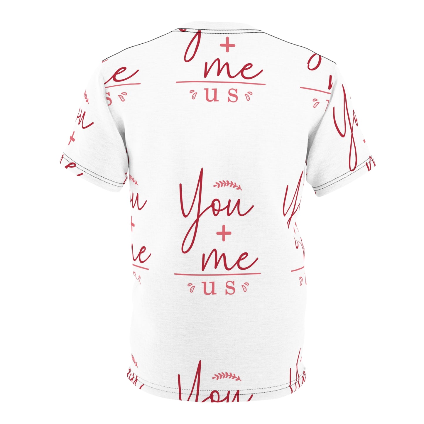 You + Me Unisex Sewn Tee - Romantic Couples Shirt for Everyday Love