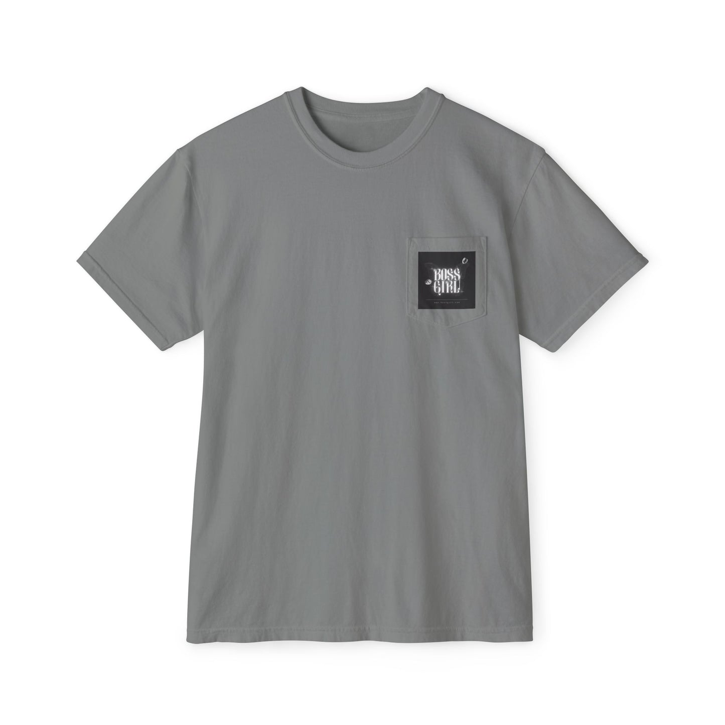 Boss Girl Garment-Dyed Pocket T-Shirt - Casual Comfort with King's Chill Design