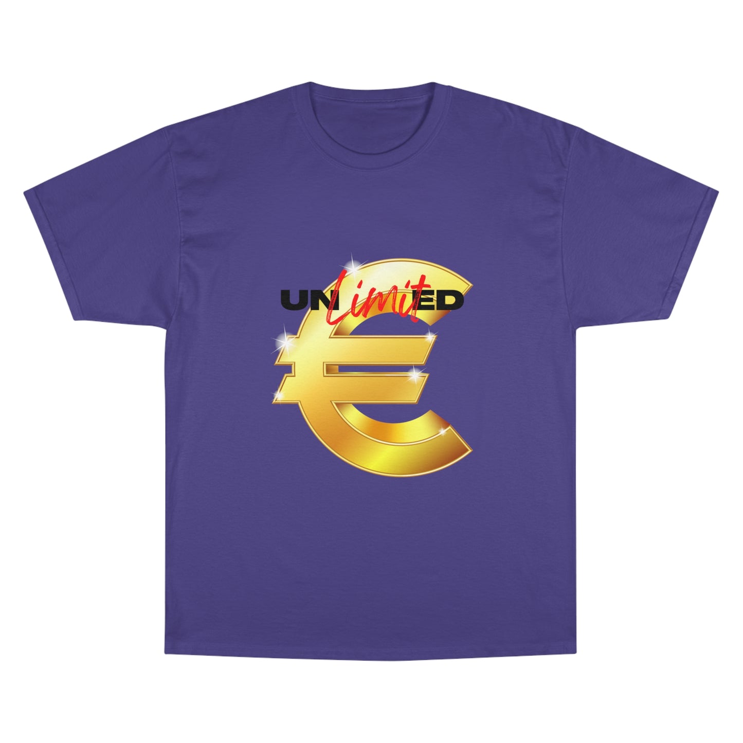 Unlimited Wealth Champion T-Shirt - Bold Euro Design for Trendsetters