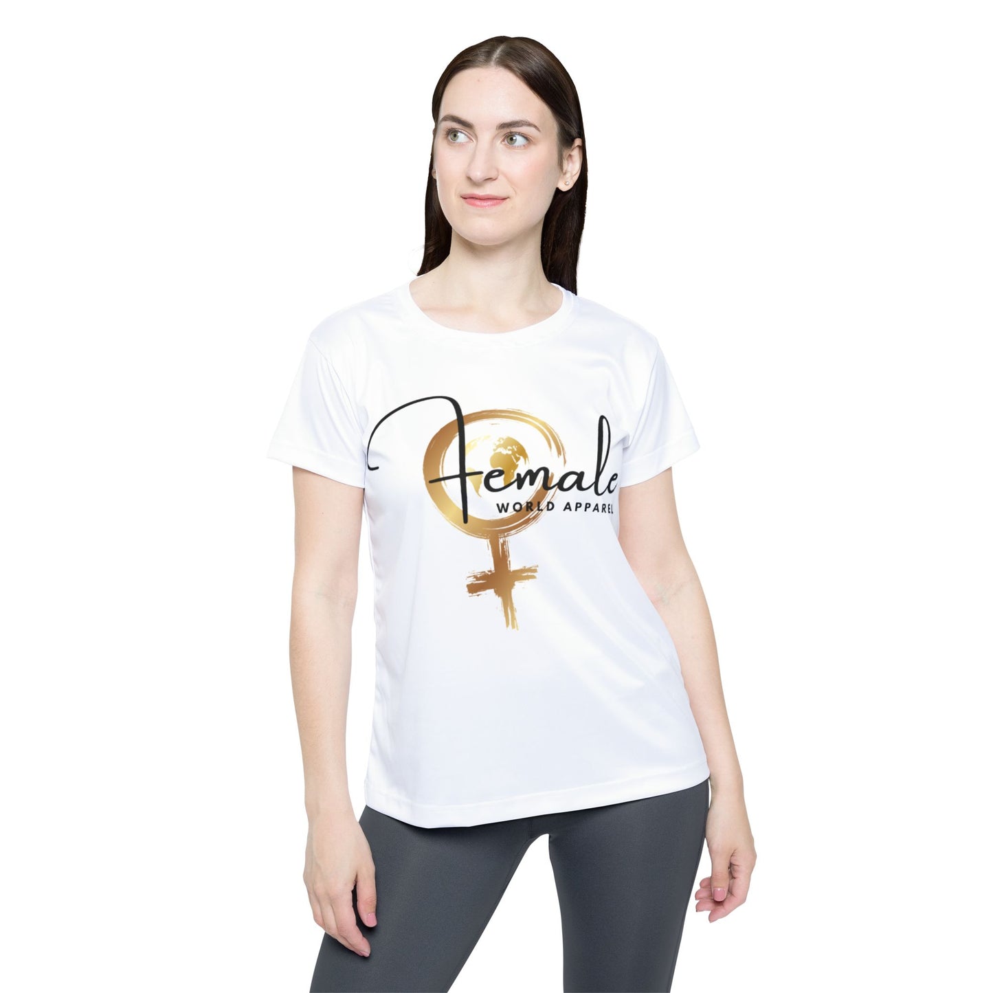 Empowering Women's Sports Jersey - Female World Apparel Tee