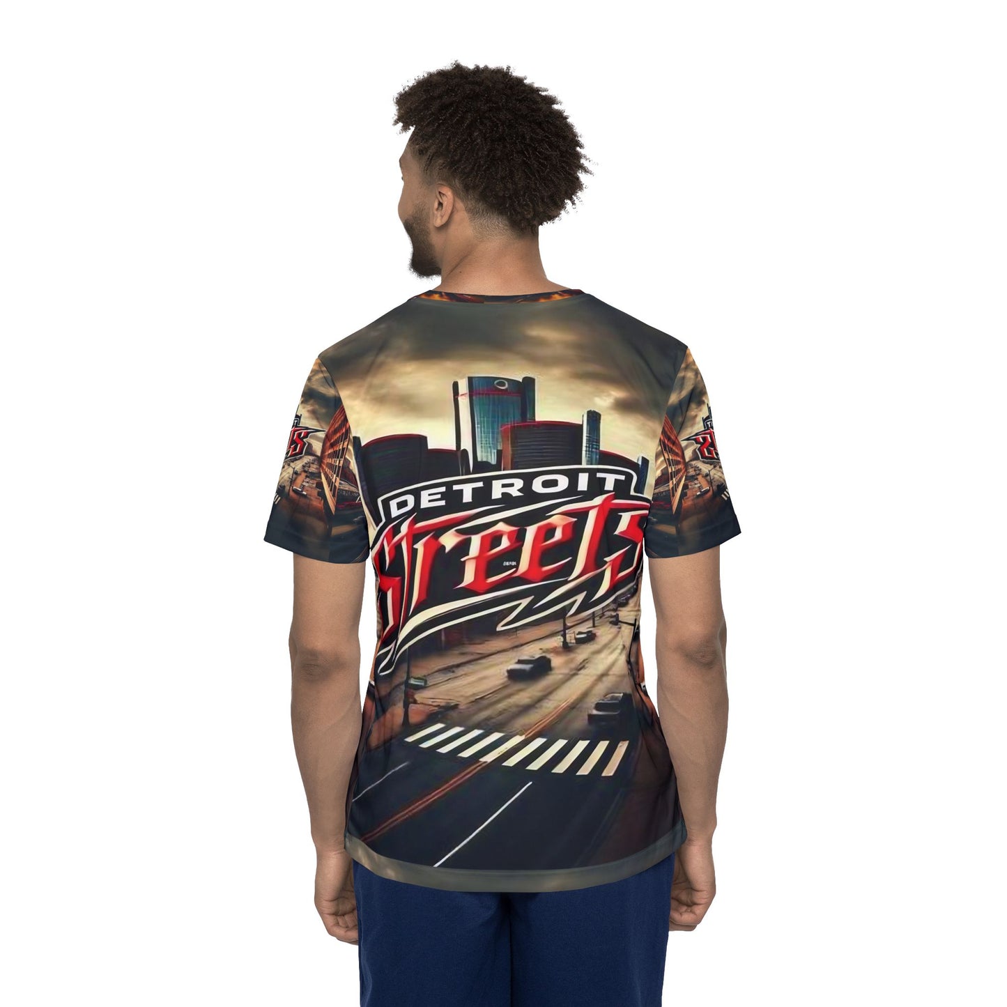 Detroit Streets Men's Sports Jersey - Bold Urban Style for Game Day