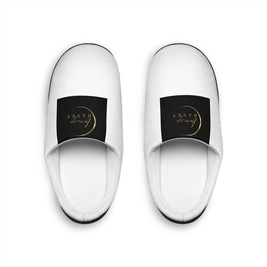 Lorenzo Chaney Indoor Slippers with Elegant Gold Design