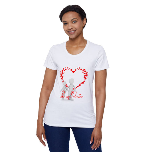 Valentine's Day Organic T-Shirt - 'Be My Valentine'