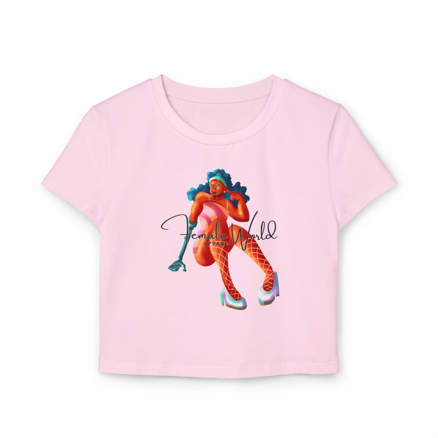 Empowered Women's Baby Tee - Stylish Casual Graphic Top