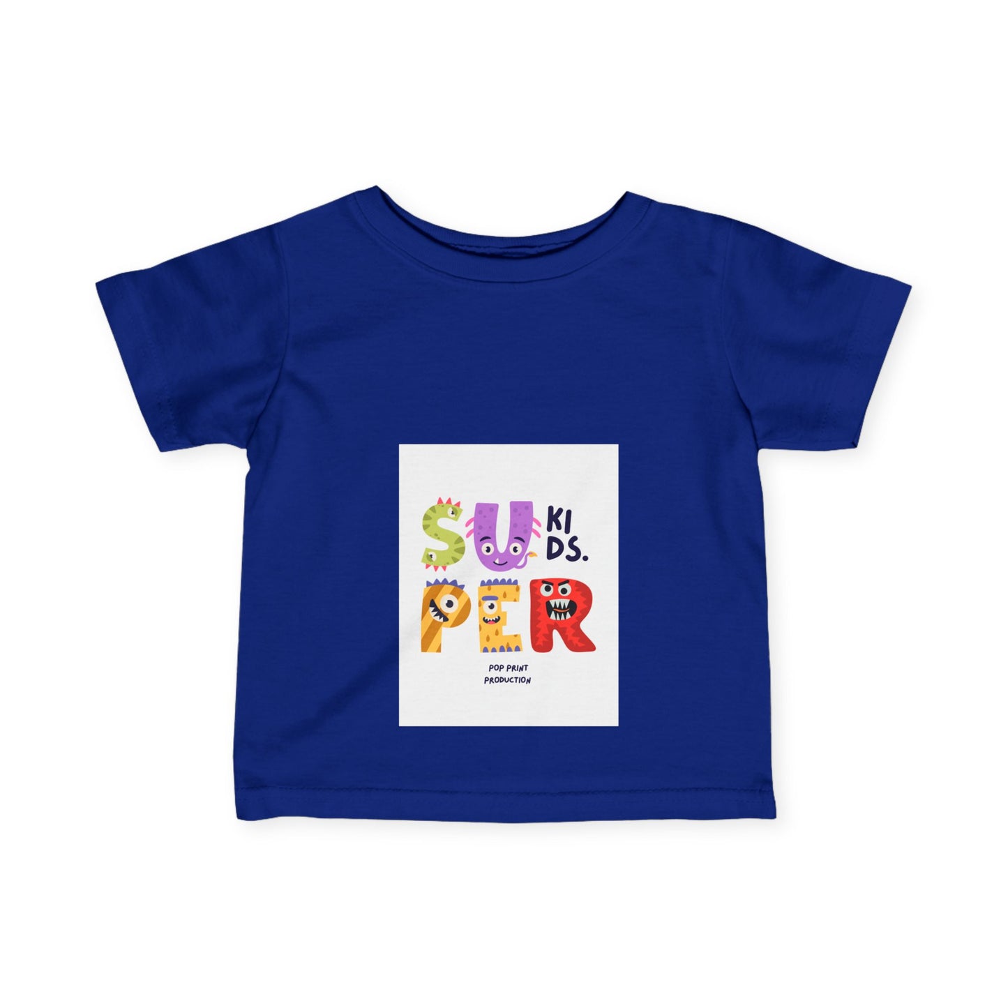 Super Fun Infant Tee - Cute Colorful Monsters Design