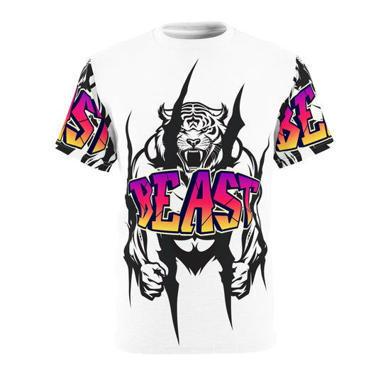 BEAST Mode Unisex Graphic Tee - Bold Tiger Design