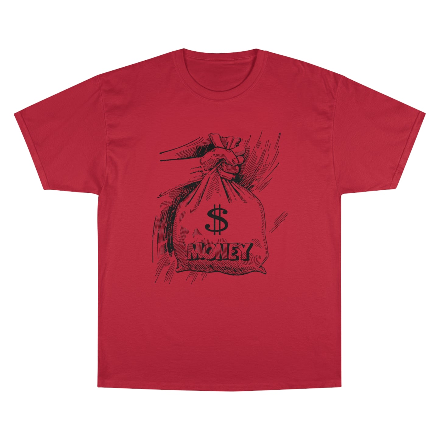 Champion Money Graphic T-Shirt - Casual Wear for Trendsetters