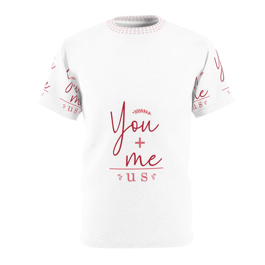 You + Me Unisex Cut & Sew Tee - Perfect Gift for Couples