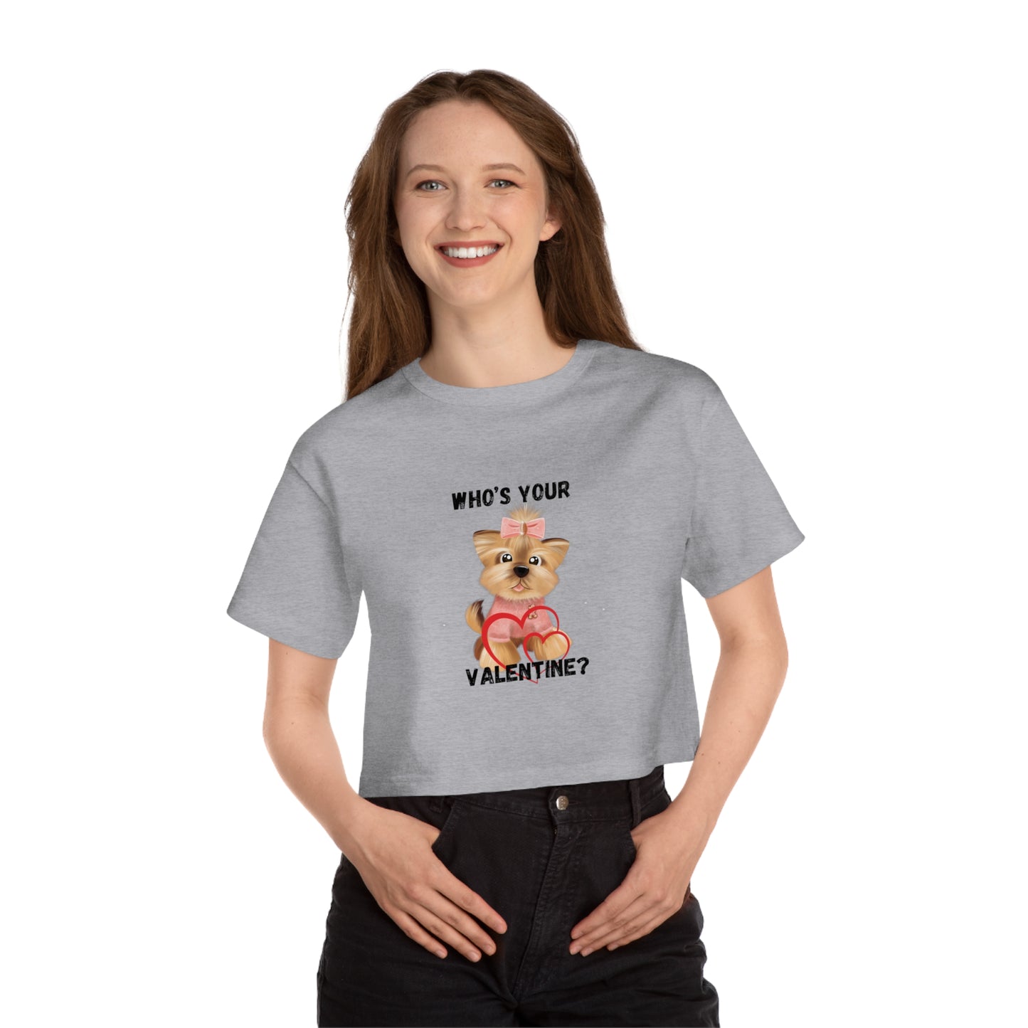 Valentine Champion Women's Heritage Cropped T-Shirt