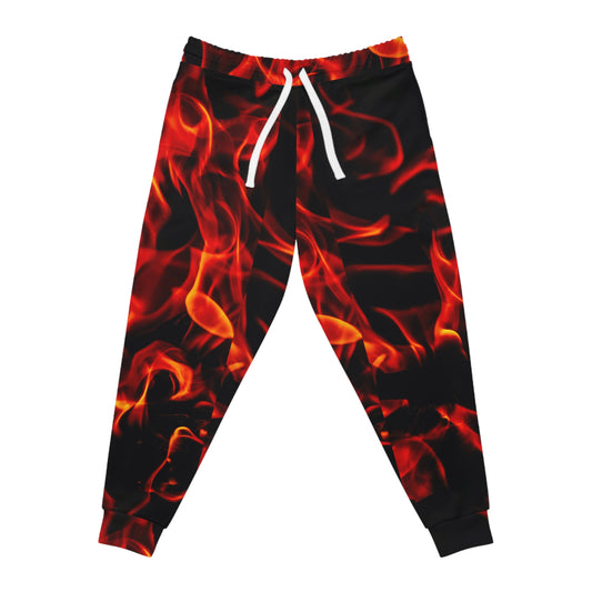 Fiery Flames Athletic Joggers for Active Lifestyle