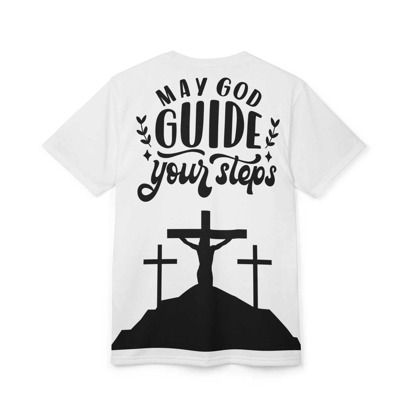 Faith-Inspired Unisex Tee - "May God Guide Your Steps"