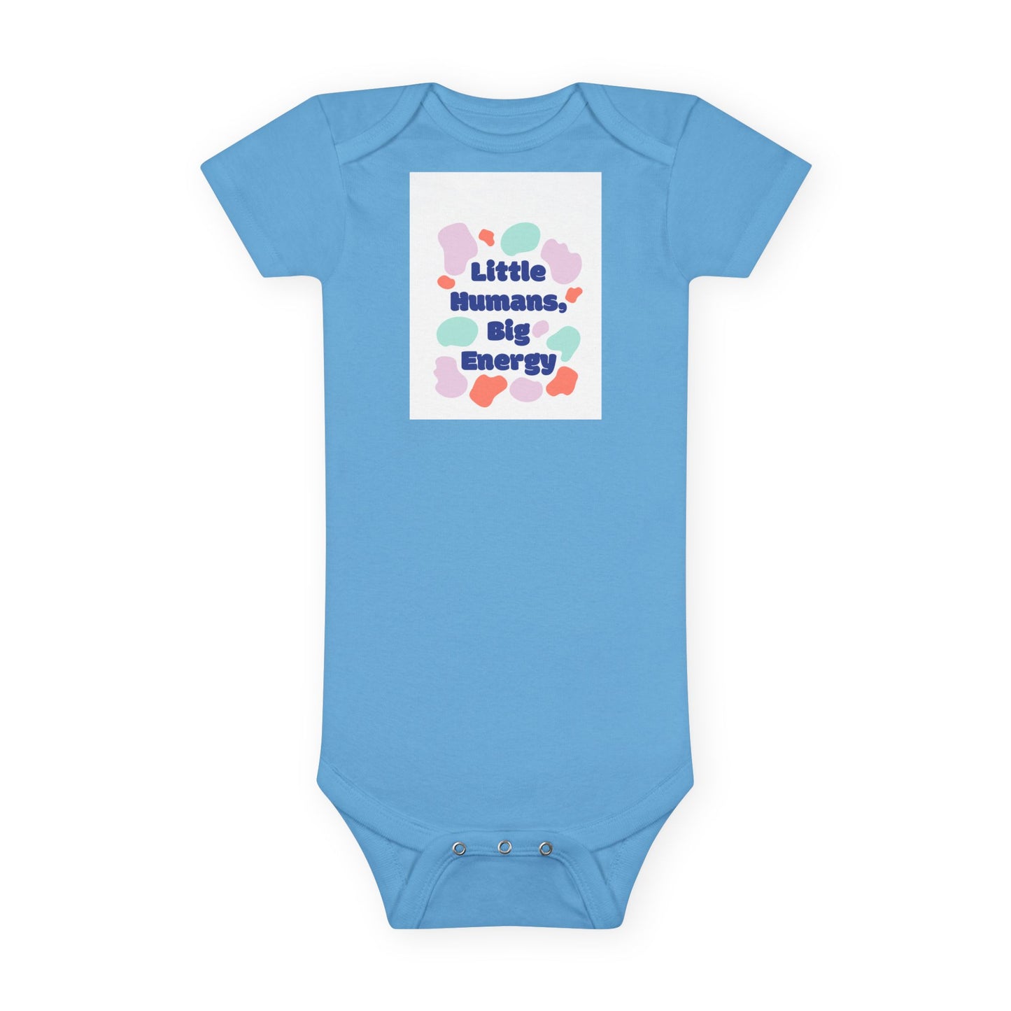 Fun Baby Onesie - 'Little Humans, Big Energy' Design