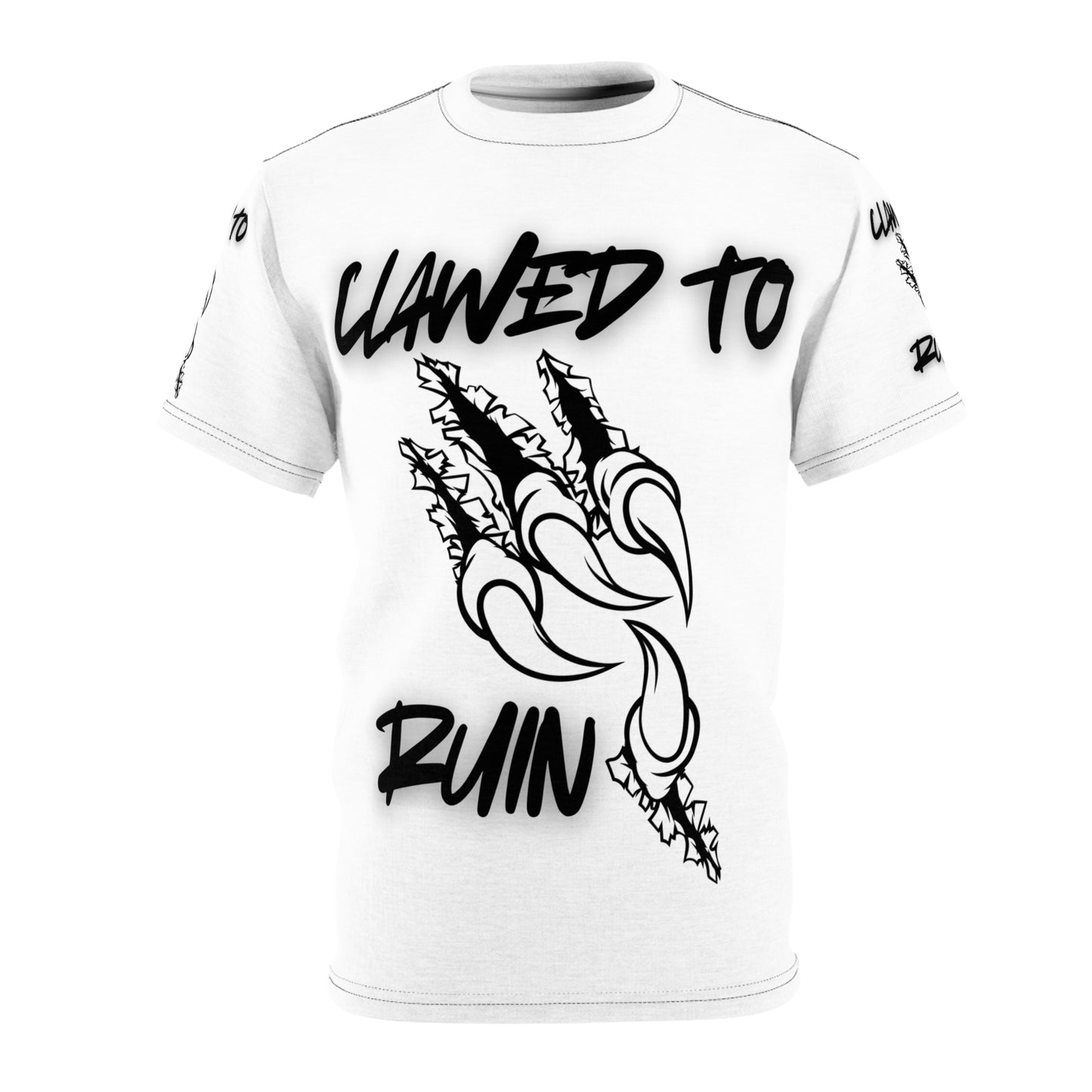 Clawed to Ruin Unisex Cut & Sew Tee - Edgy Graphic T-Shirt for Bold Style