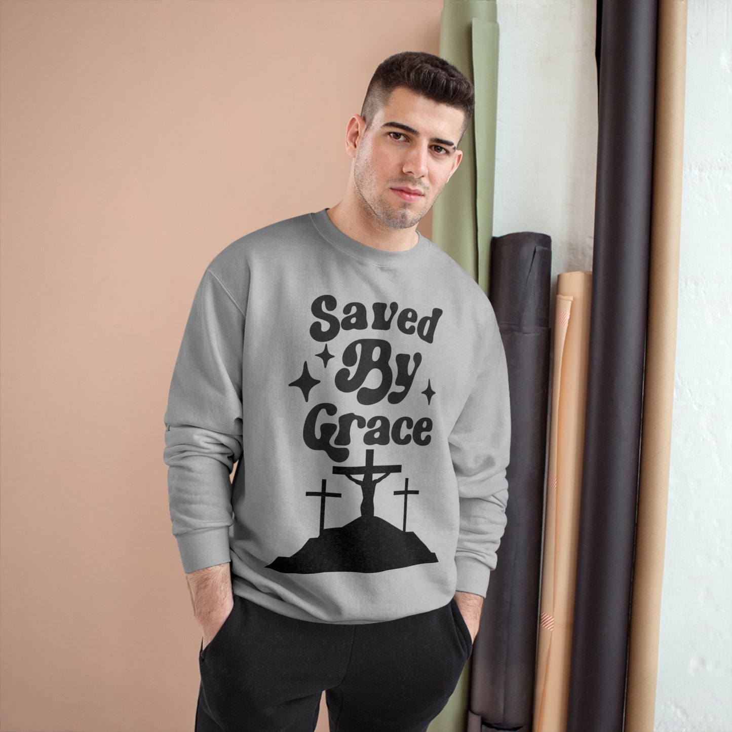 Saved By Grace Champion Sweatshirt