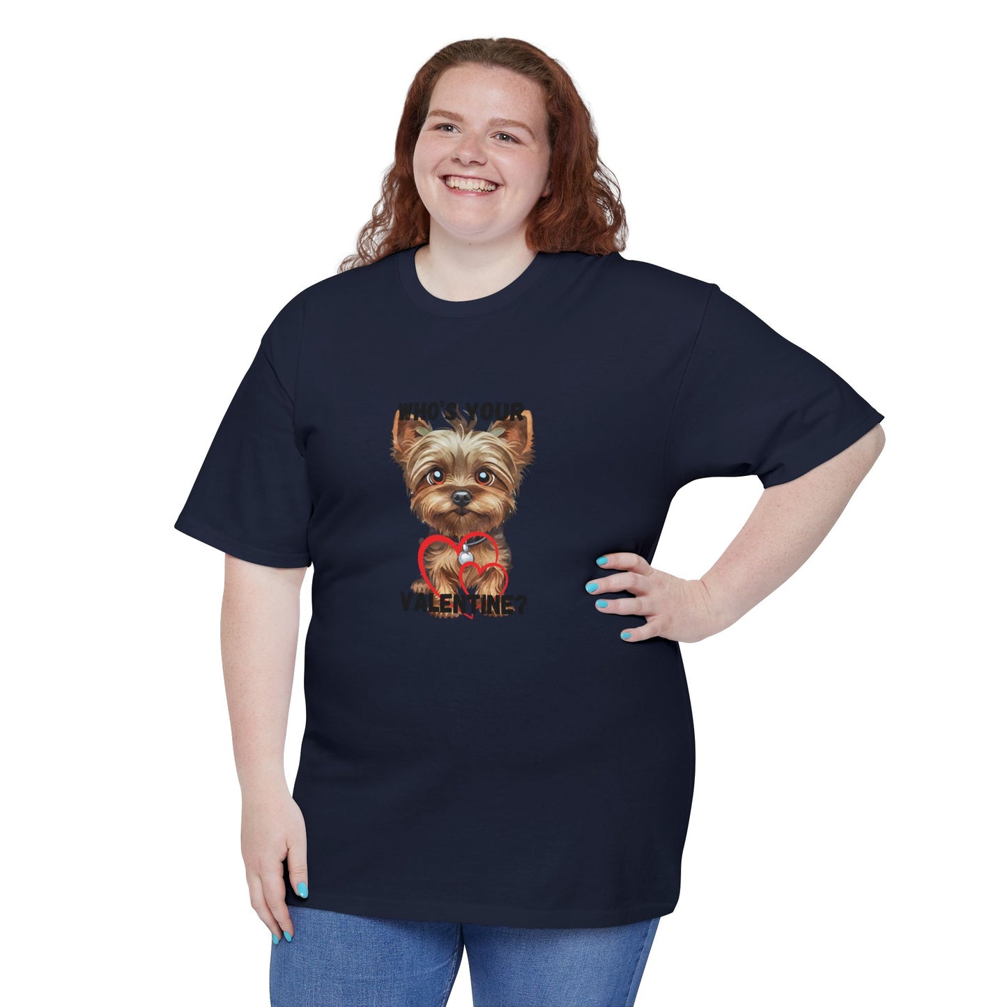 Valentine's Day Dog T-Shirt - Who's Your Valentine?