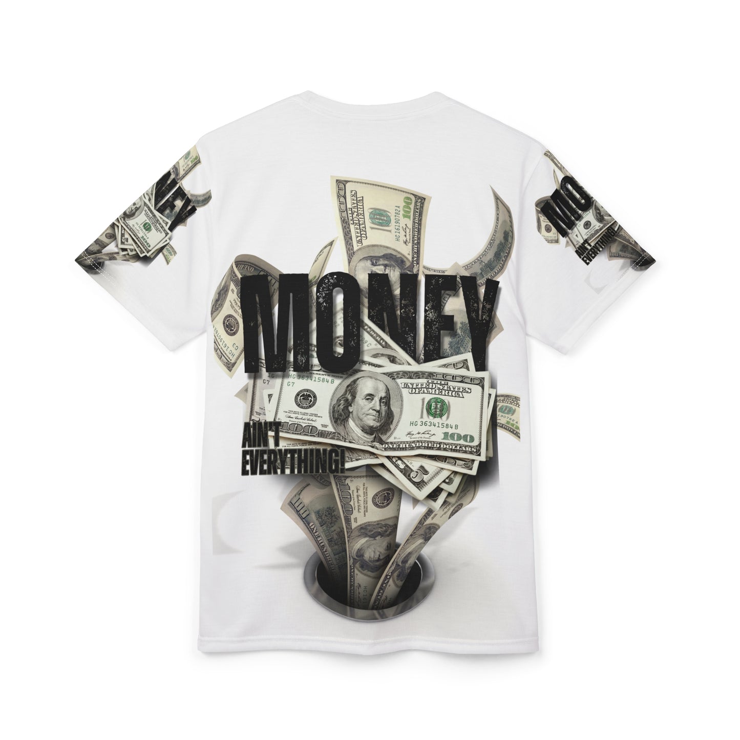 Money Unisex Cut & Sew Tee - Bold Graphic Streetwear for Cash Enthusiasts