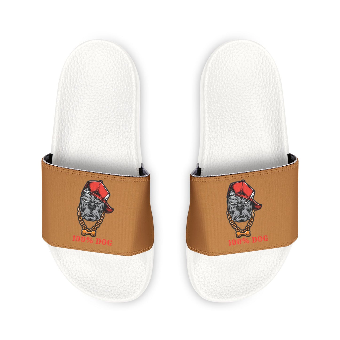 100% Dog Graphic Sandals - Summer Footwear for Men