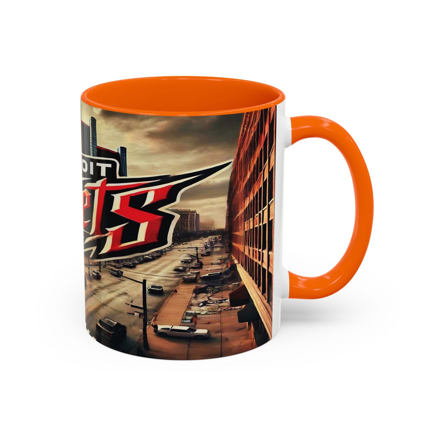 Detroit Streets Accent Coffee Mug - 11oz & 15oz, Urban Vibe