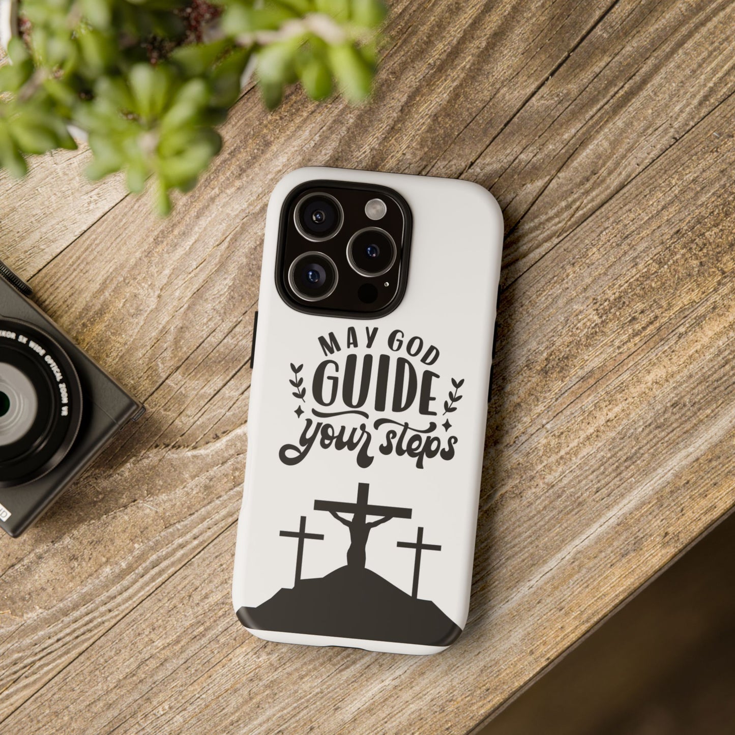 Inspirational Phone Case - "May God Guide Your Steps"