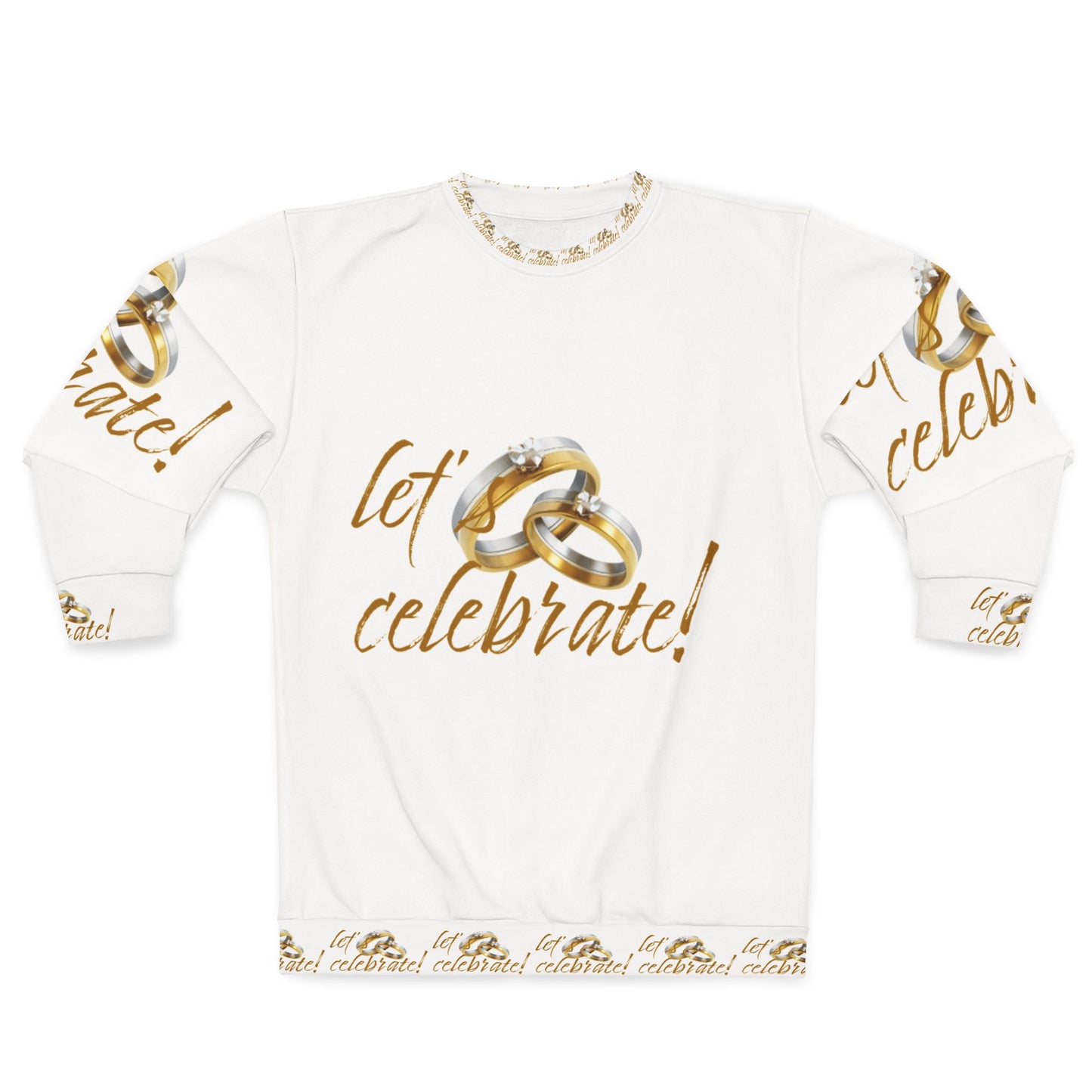 Let’s Celebrate Unisex Sweatshirt – Perfect for Weddings and Anniversaries