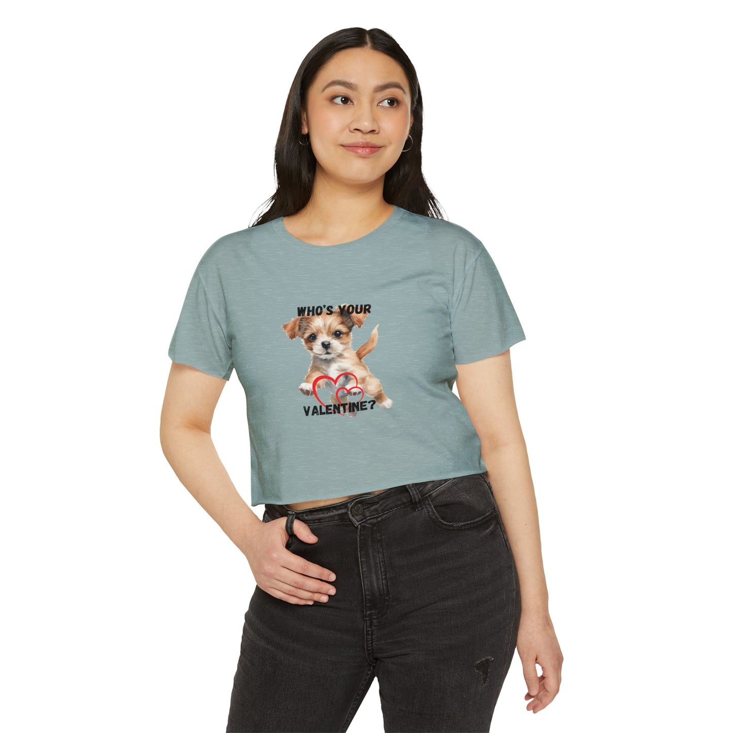 Valentine Women's Festival Crop Top